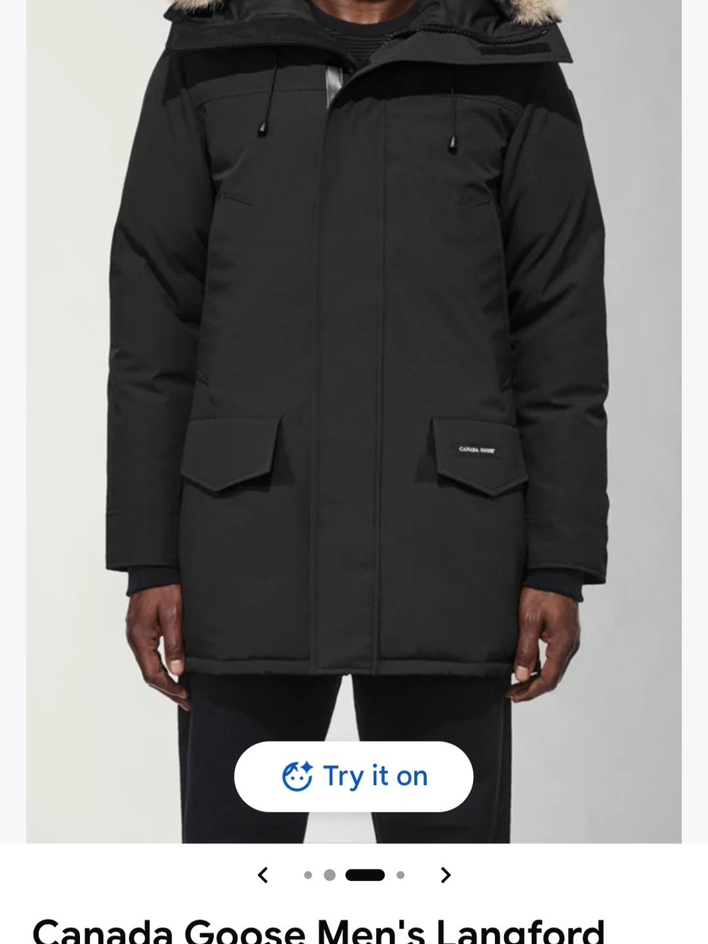 Canada Goose Men's Langford Parka - Black